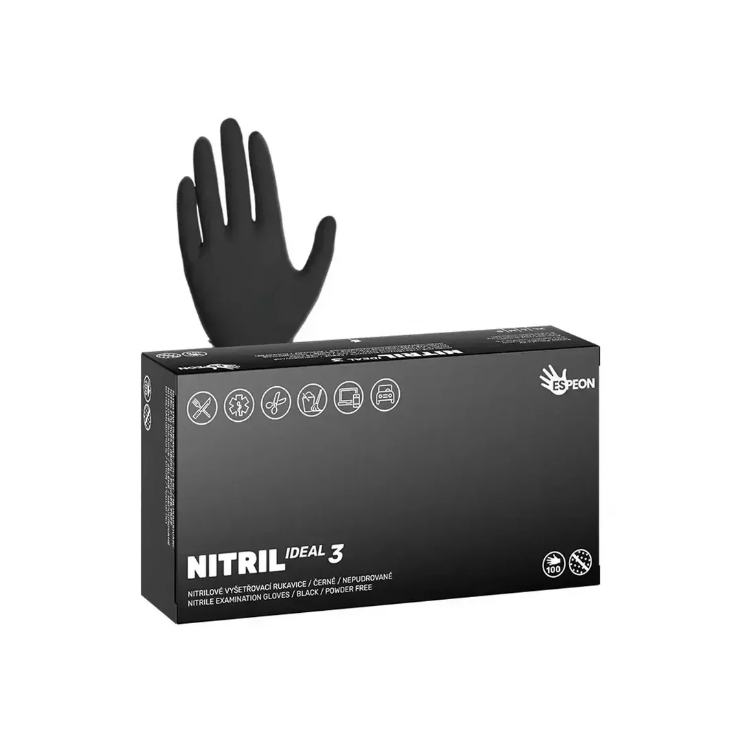 Nitrilové rukavice NITRIL IDEAL3 100ks 