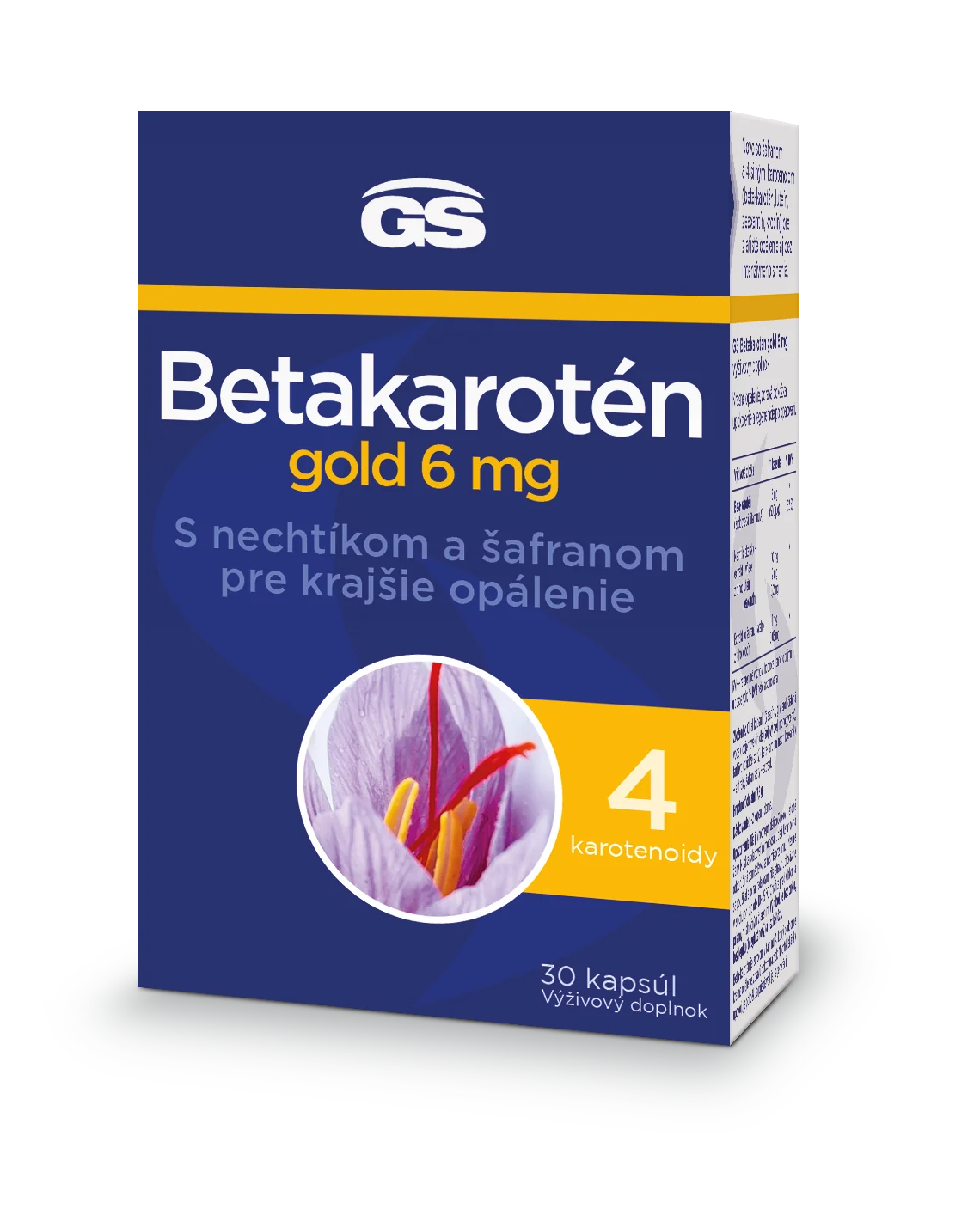 GS Betakarotén gold 6 mg