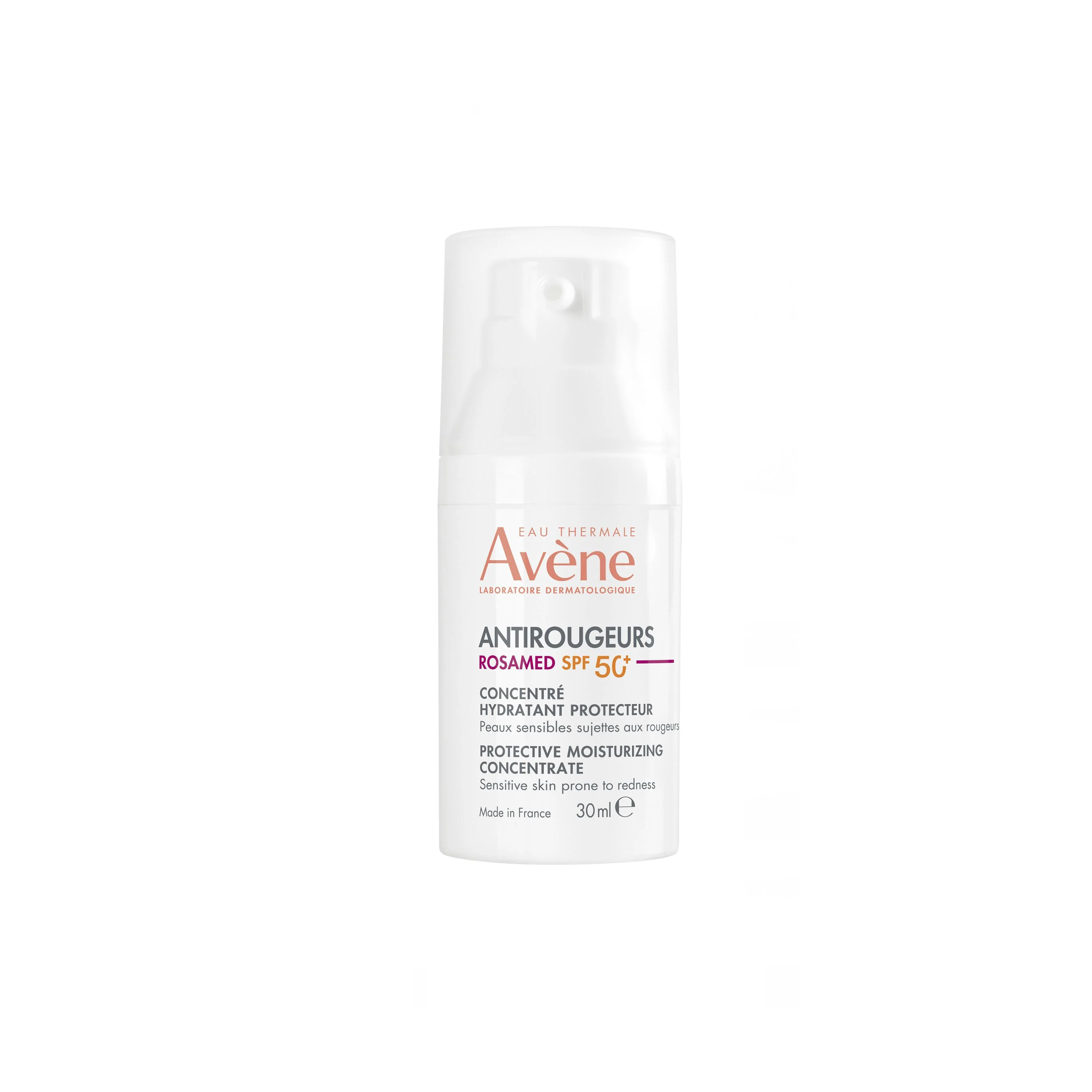 AVENE ANTIROUGEURS ROSAMED Koncentrát SPF 50+ 1×30 ml, hydratačný koncentrát