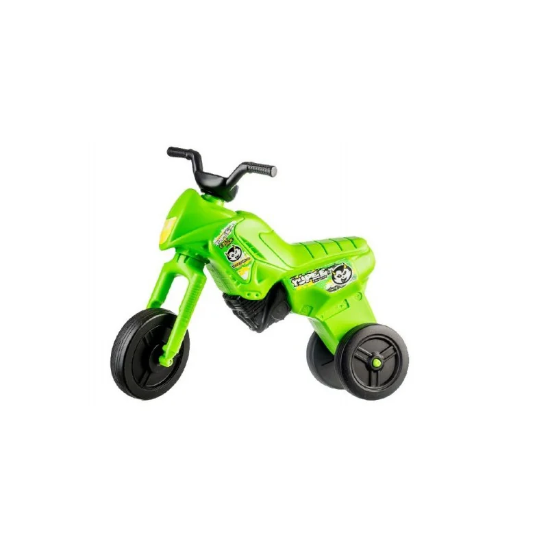 Teddies Odrážadlo Enduro Yupee zelené veľké plast výška sedadla 31cm nosnosť do 25kg od 12 mesiacov