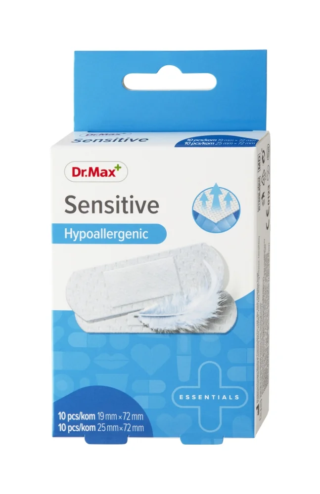 DR.MAX NAPL SENSITIVE 1,9X7,2CM+2,5X7,2CM 2X10KS