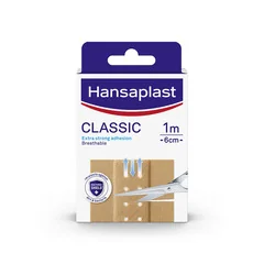 HANSAPLAST 1MX6CM TEXTILNÁ NÁPLASŤ