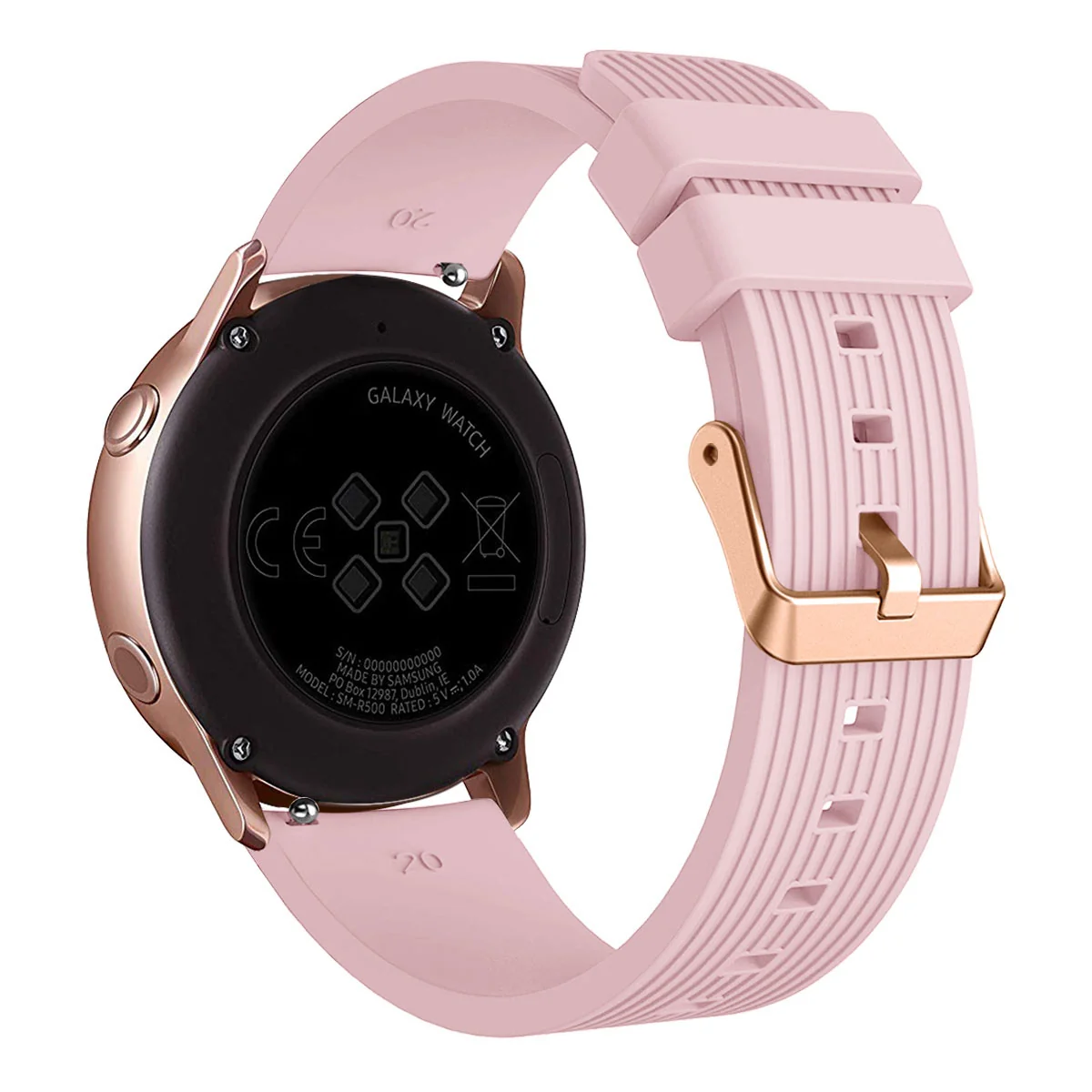 BStrap Silicone Line (Small) remienok na Garmin Vivoactive 5 pink