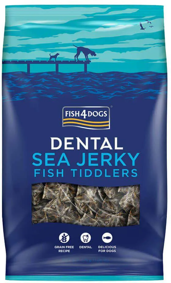 FISH4DOGS Dentálne pamlsky pre psy morská ryba - rybičky 575g 1×575 g, dentálne pamlsky pre psy