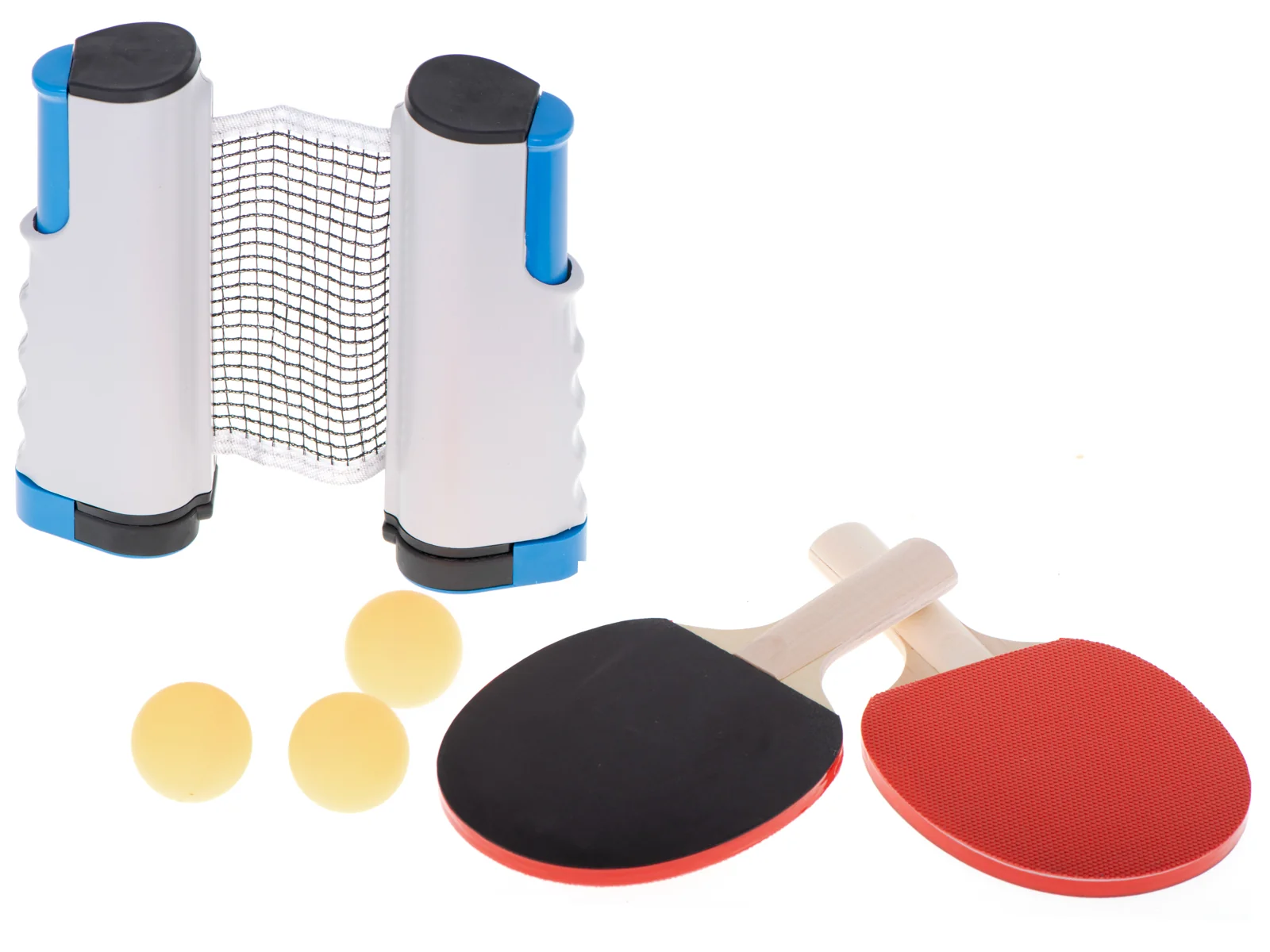 Stolný Tenis Set - Kompletný Set pre Stolný Tenis: Sieť a Rakety Ping Pong