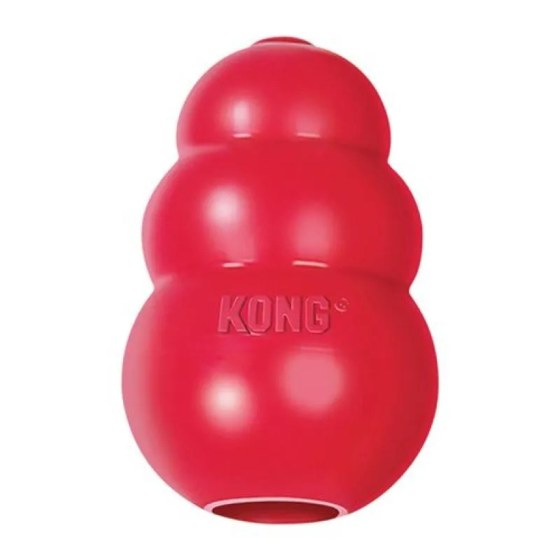 KONG Classic gumená hračka pre psov XS 5,7x3,6x3,6cm červená 