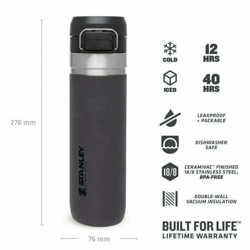 STANLEY GO FLIP Vacuum Water Bottle 70L Dark Grey 