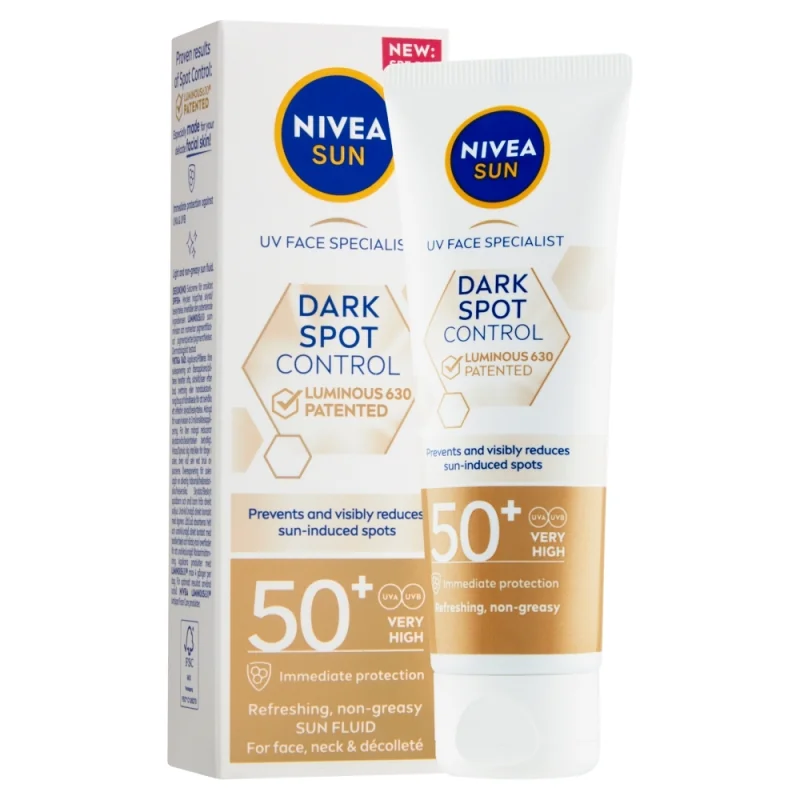 NIVEA Sun Luminous 630 Pleťový krém na opaľovanie OF 50+, 40 ml 93696