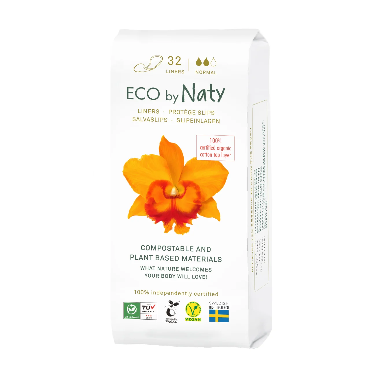 Eco by Naty Dámske slipové vložky normal