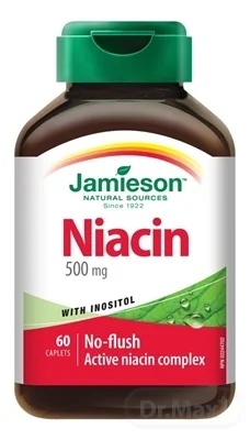 JAMIESON NIACÍN 500 mg S INOZITOLOM