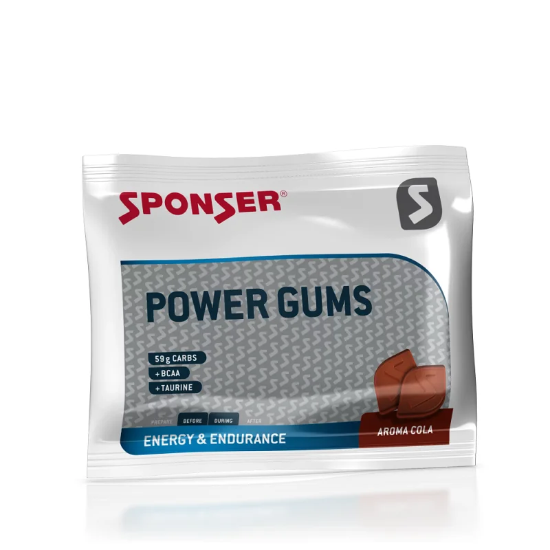 SPONSER POWER GUMS 75g - Príchuť cola (BCAA / Taurin)