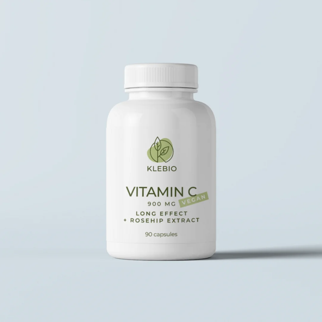 KLEBIO Vitamín C 900mg Vegan výživový doplnok 90ks