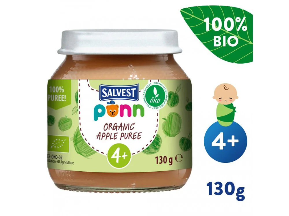 SALVEST Põnn BIO Jablko 100% 130 g 1×130 g