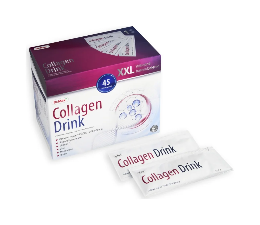 Dr. Max Collagen Drink XXL 1×45 ks , kolagénový nápoj