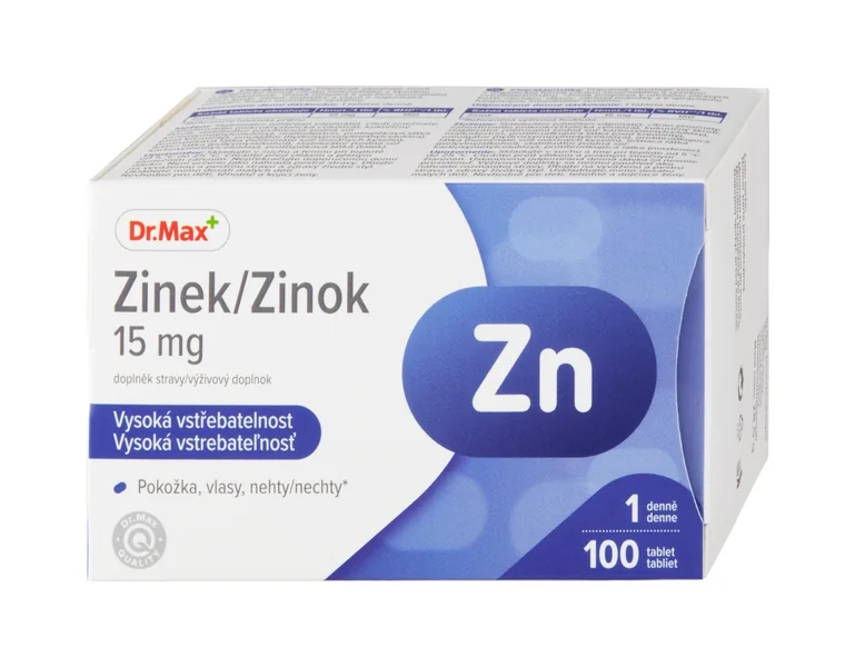 Dr. Max Zinok 1×100 tbl, výživový doplnok