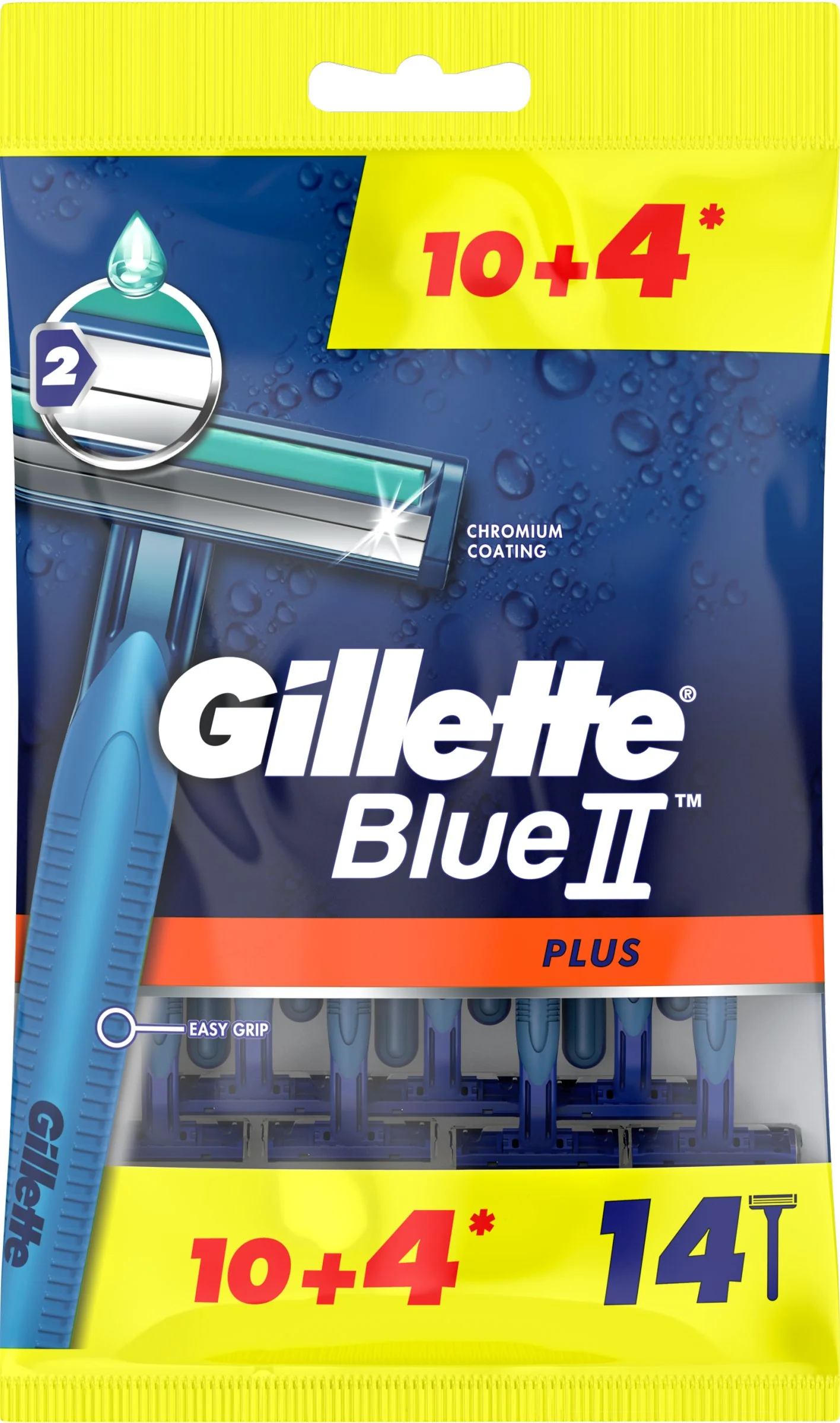 GILLETTE BLUE II COMFORT 10+4KS