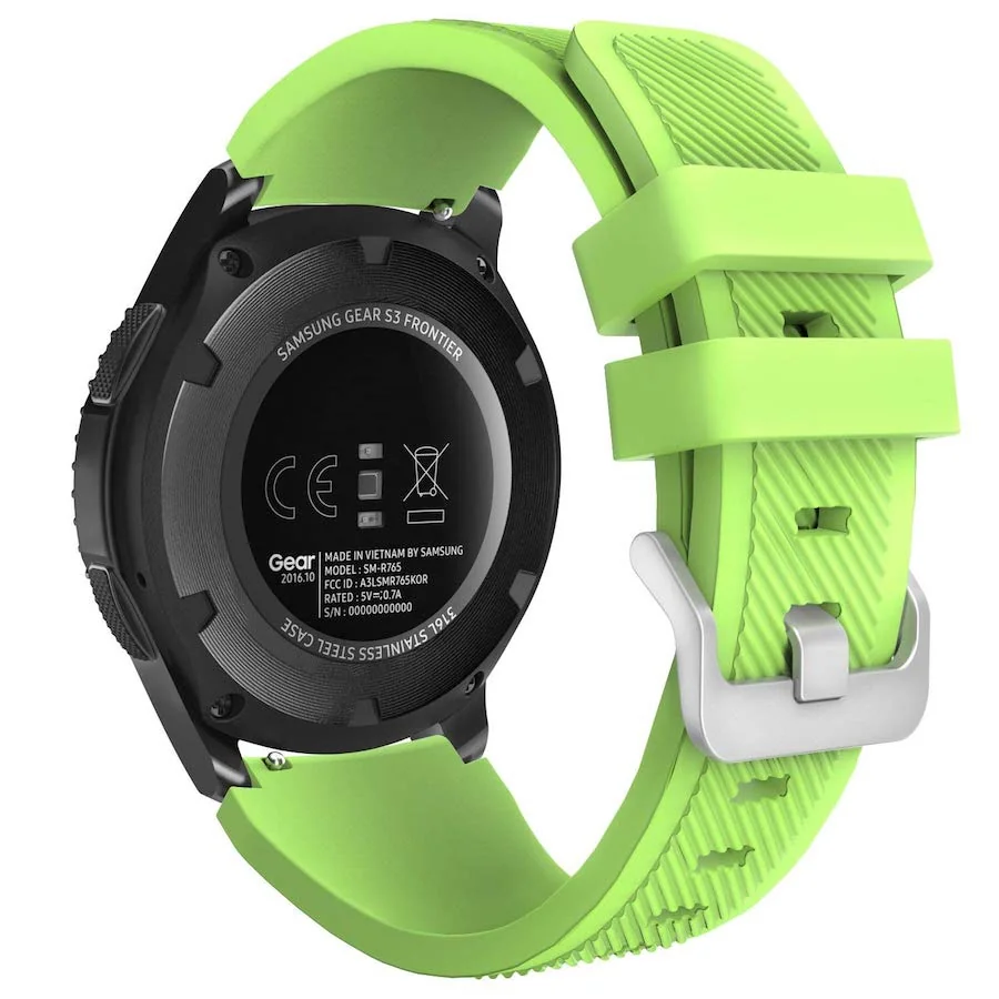 BStrap Silicone Sport remienok na Xiaomi Watch S1 Active, green