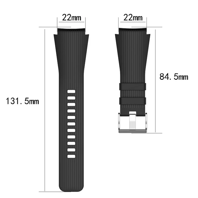 BStrap Silicone Davis remienok na Garmin Vivoactive 4 gray