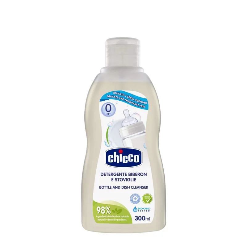 Chicco Prostriedok čistiaci na fľaše a cumlíky, 300 ml