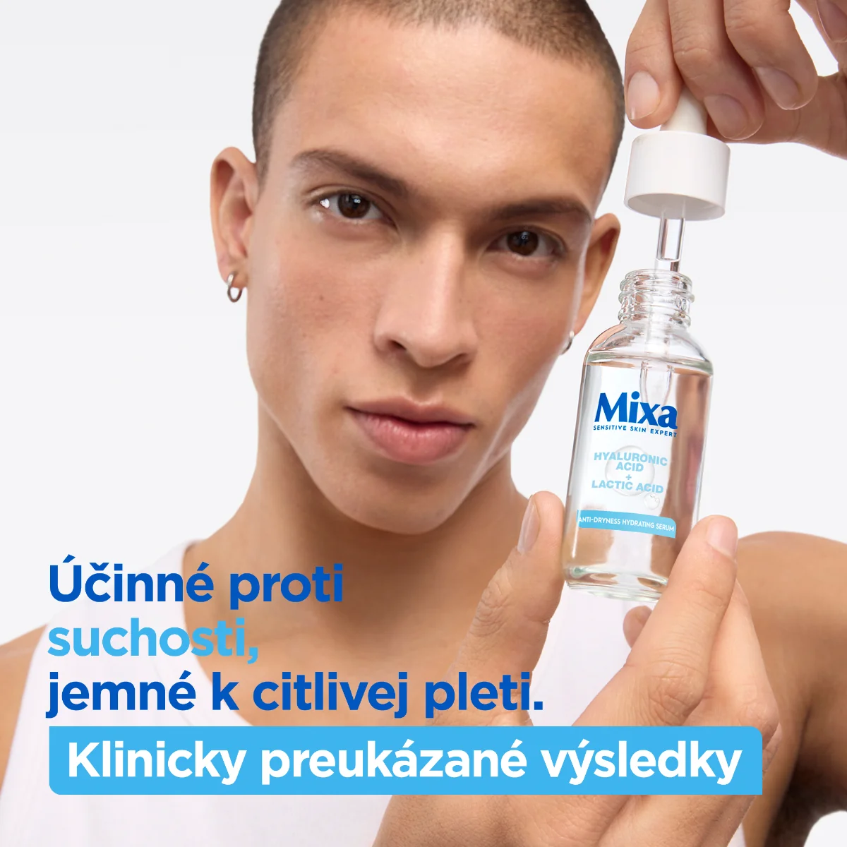 Mixa Sensitive Skin Expert hydratačné sérum proti vysušovaniu 1×30 ml, hydratačné sérum