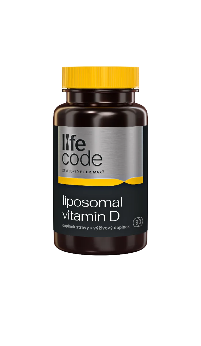 LifeCode developed by Dr. Max liposomal vitamin D 1×90 cps, vitamín D v lipozomálnej forme