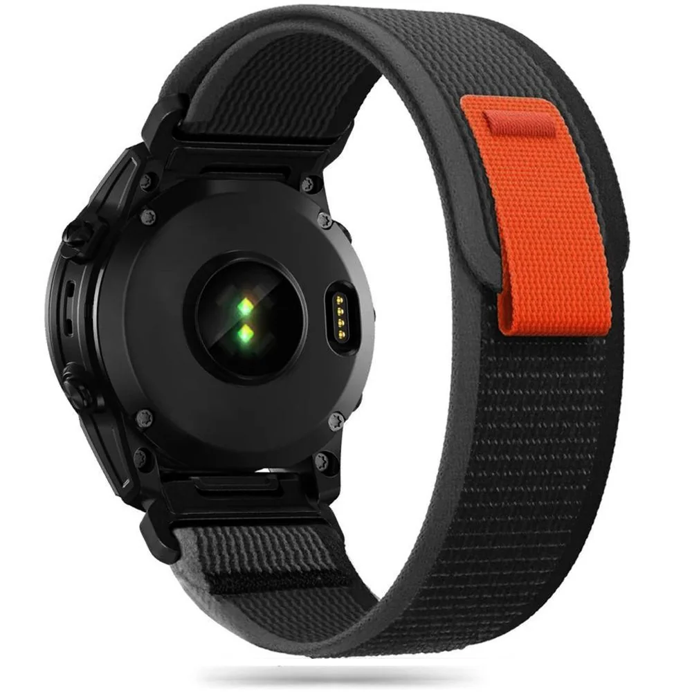 Tech-Protect Scount remienok na Garmin Fenix 5 / 6 / 6 Pro / 7 black/orange