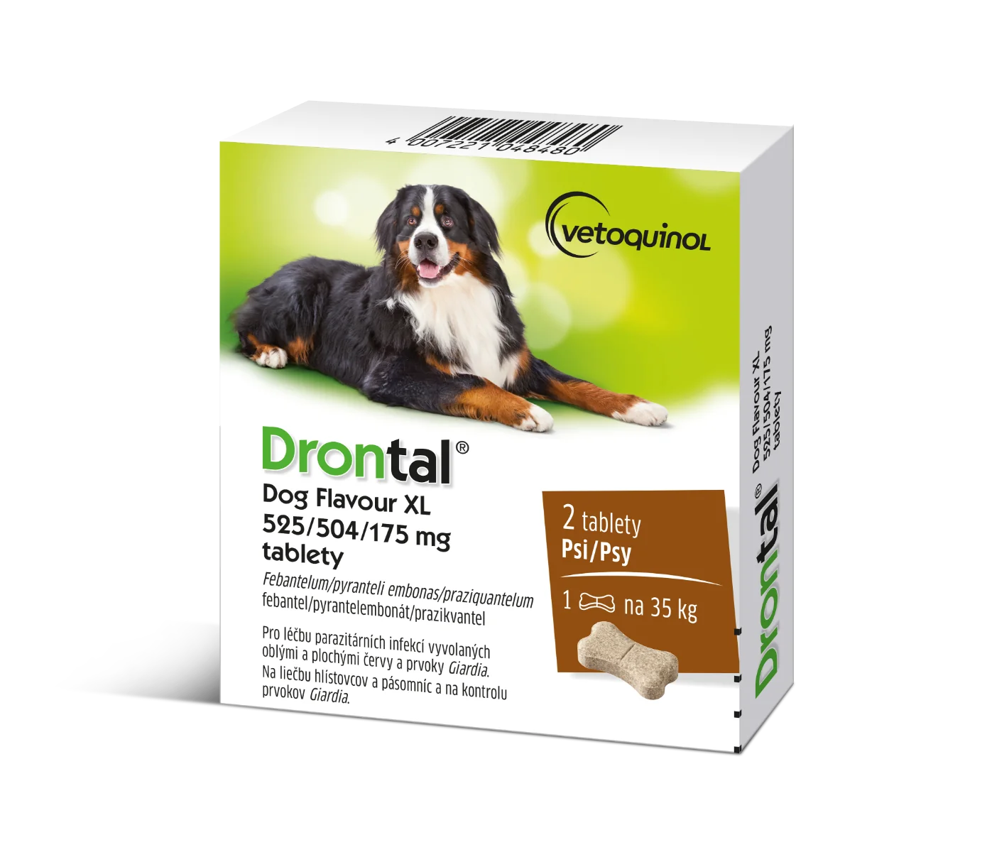 Drontal Dog Flavour XL 525/504/175 mg tablety