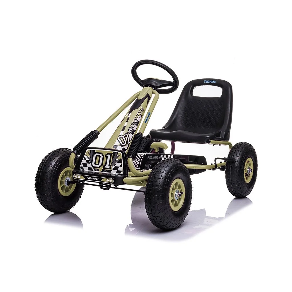 Detská šliapacia motokára Go-kart Baby Mix Razor zelená , 20C55294