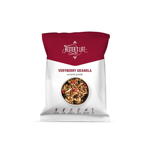 Hester´s Life Granola very berry, 60 g