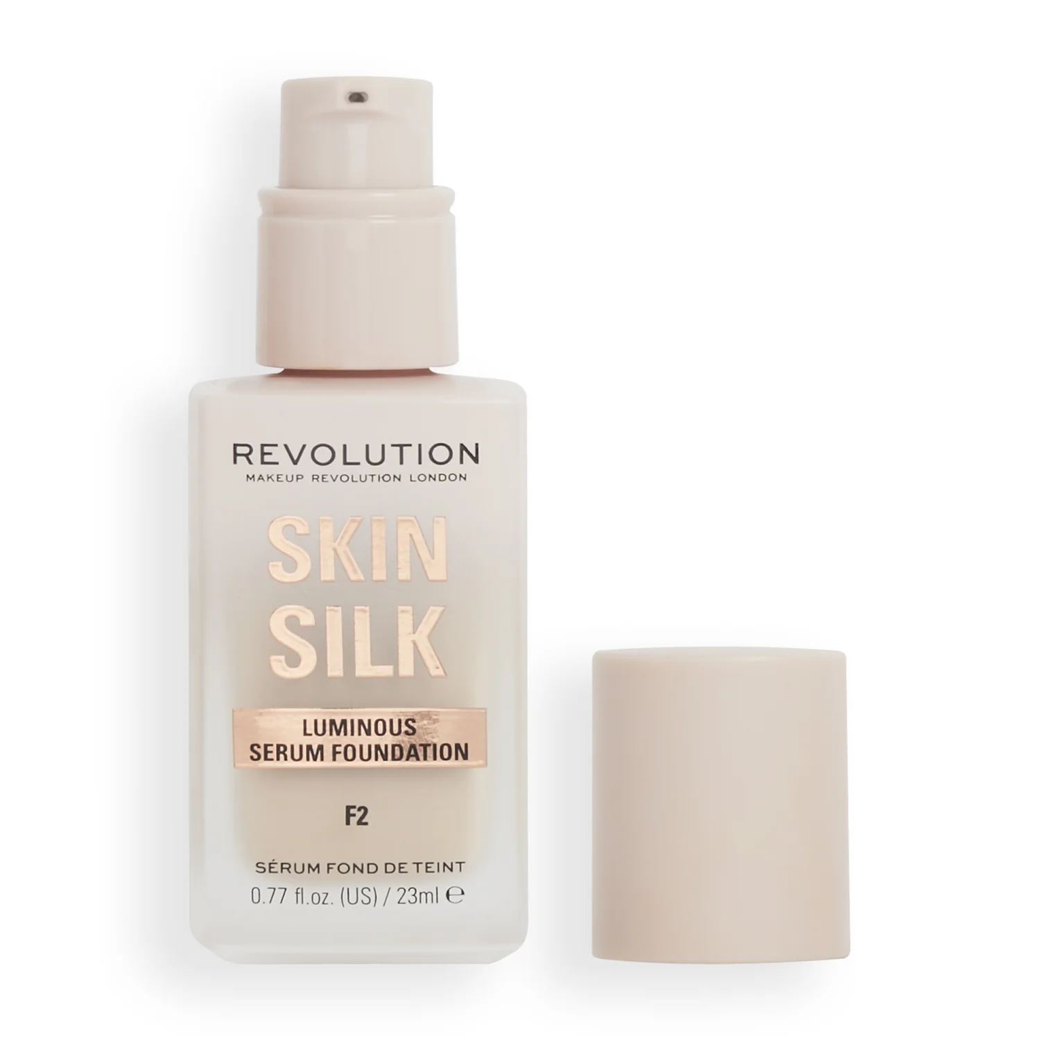 Revolution, Skin Silk Serum Foundation F2 1×23 ml, make-up