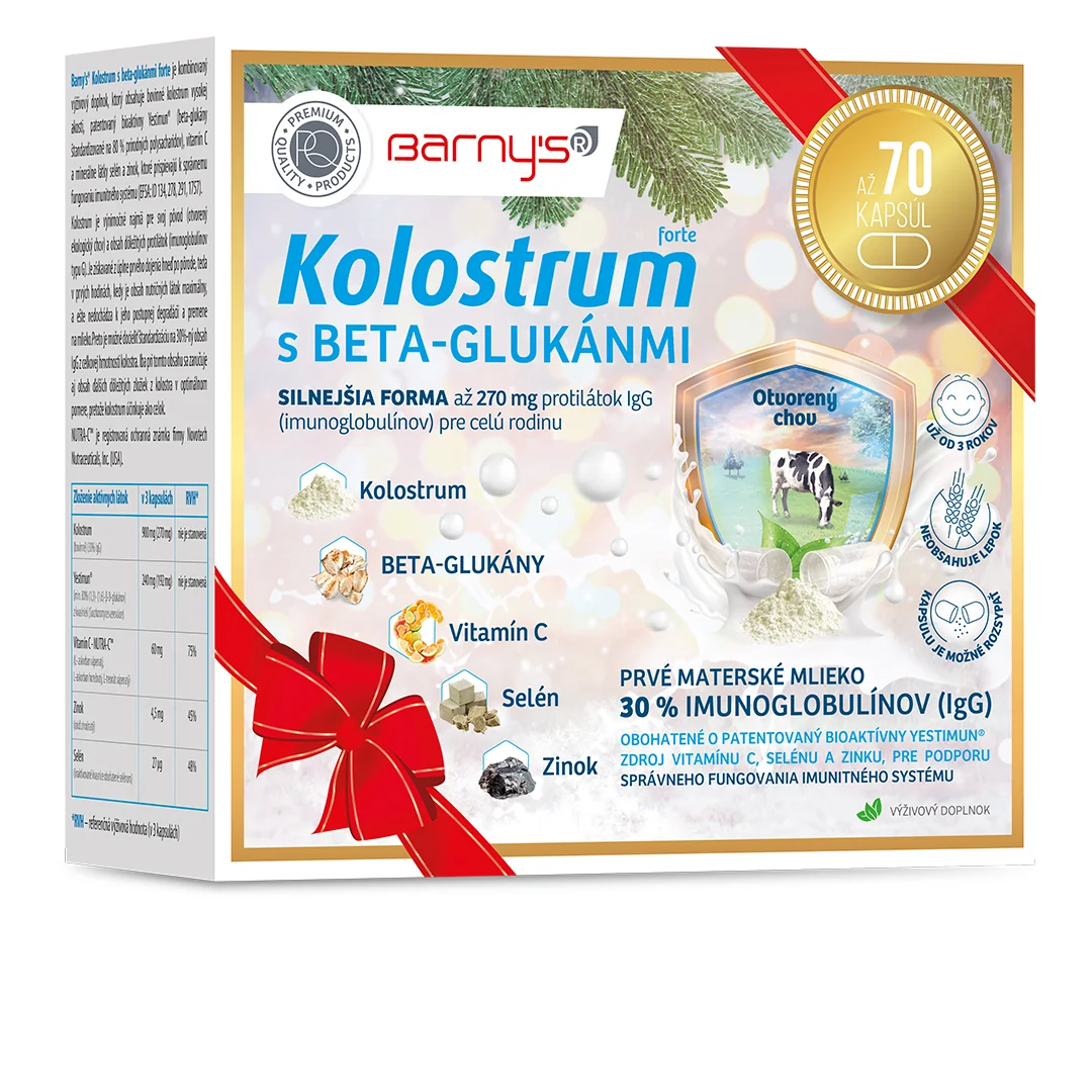 Barny's KOLOSTRUM s beta-glukánmi forte VB24