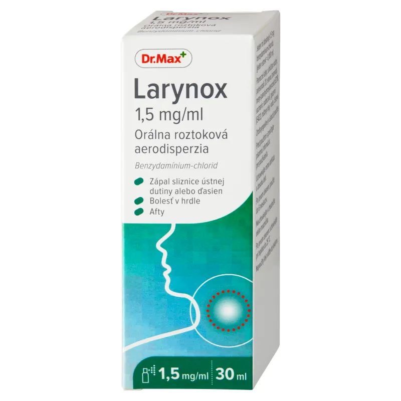 Larynox 1×30 ml, sprej do hrdla
