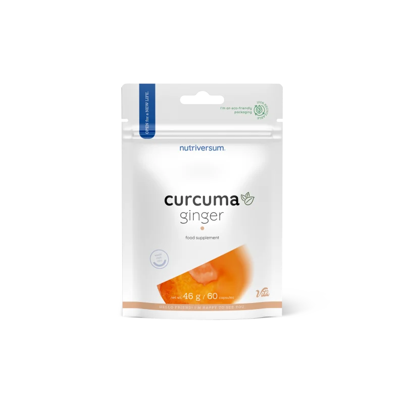 Nutriversum - VITA - CURCUMA GINGER (kurkuma a zázvor) 60 kapsúl