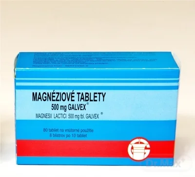 MAGNÉZIOVÉ TABLETY 500 MG - GALVEX