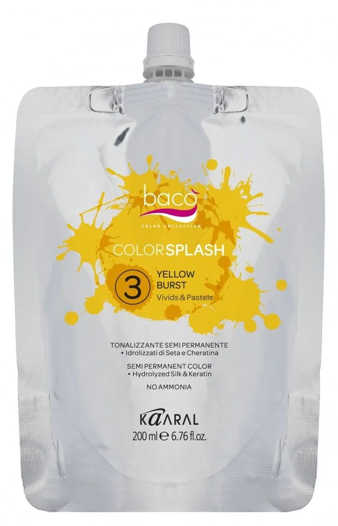 Kaaral Colorsplash 3 Yellow Slnecnicovo Zlta 200ml