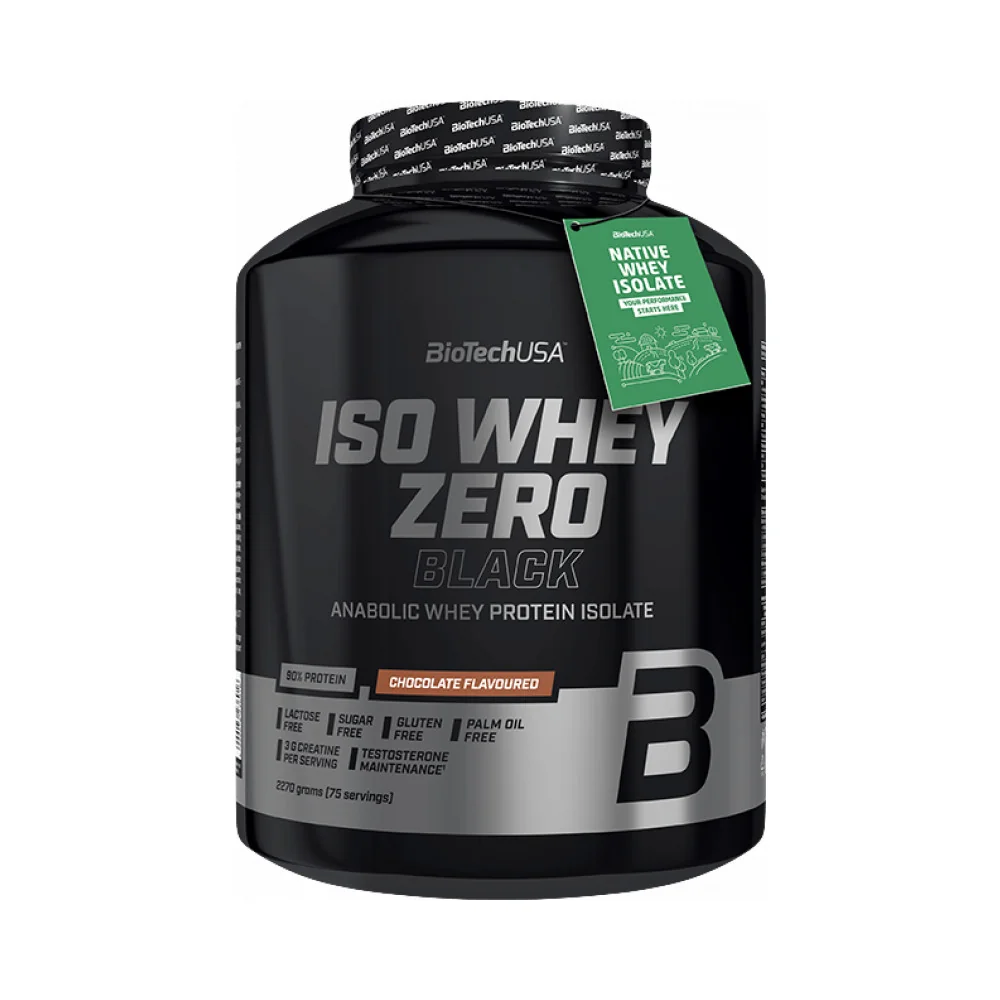 BioTech USA Iso Whey Zero Black 2270 g jahoda