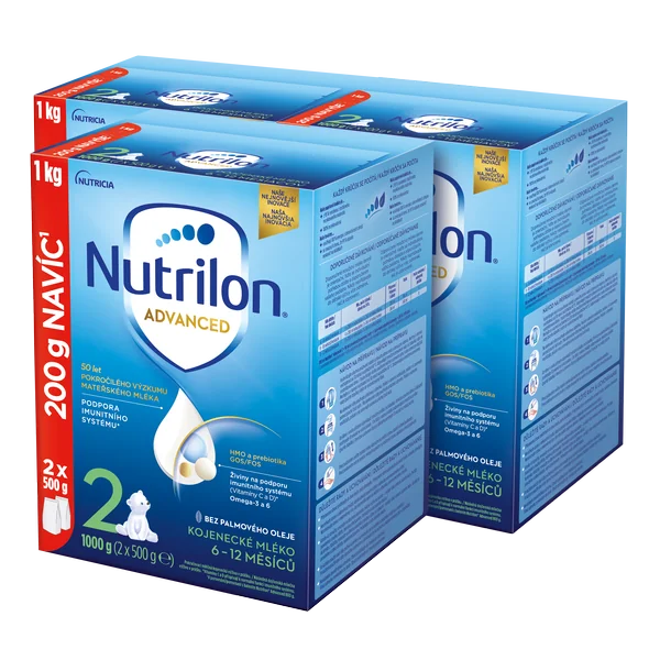 NUTRILON Advanced 2 3×1000 g, dojčenská výživa