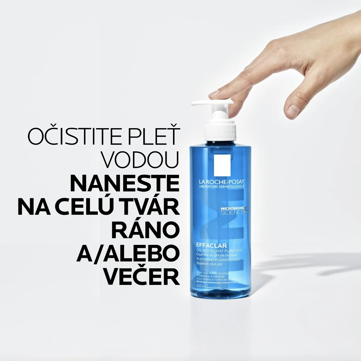 LA ROCHE-POSAY Effaclar Čistiaci penivý gél 400 ml 1×400 ml, čistiaci gél