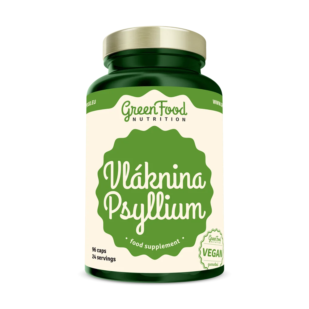 GreenFood Nutrition Vláknina Psylium 96cps