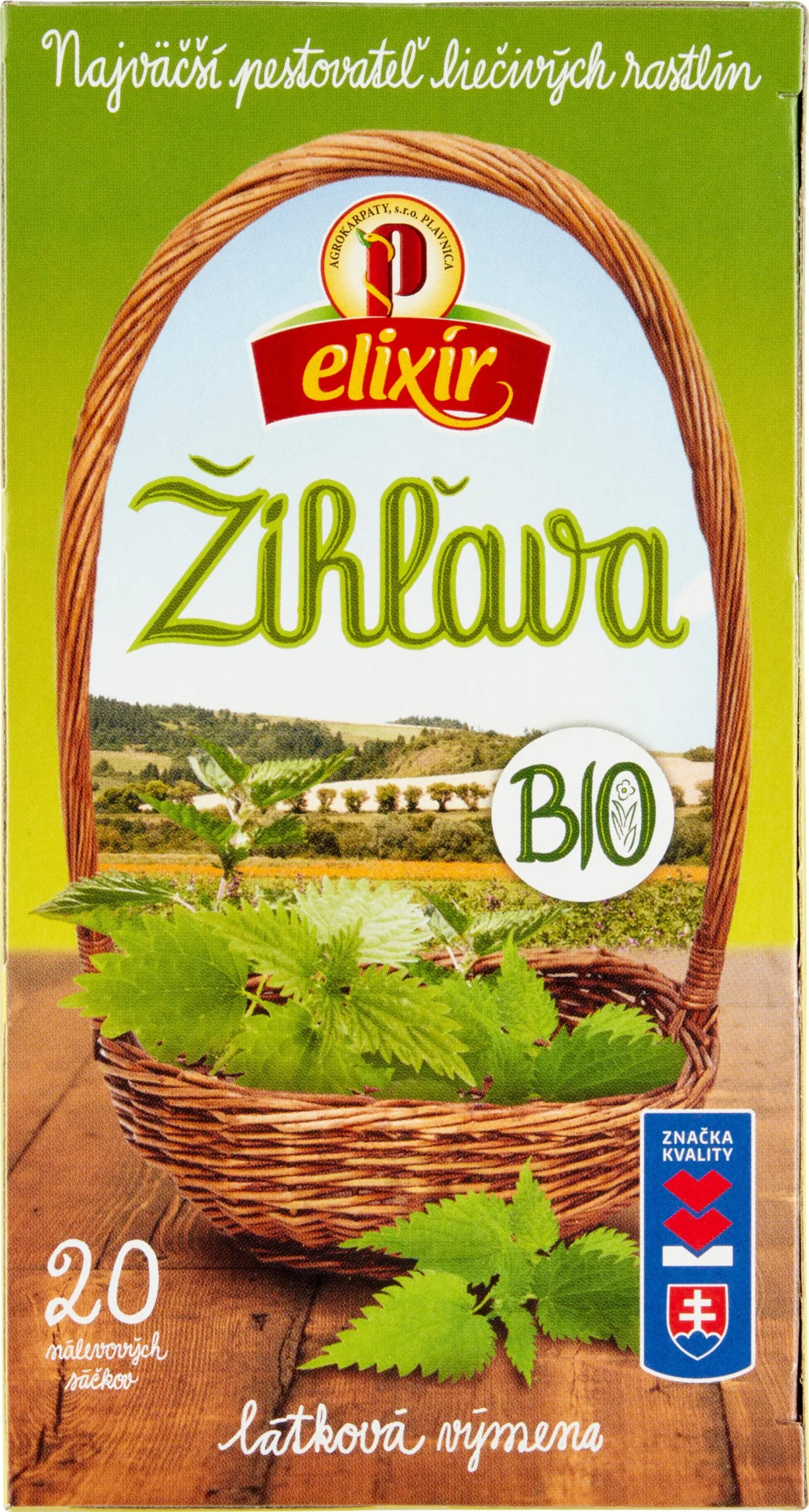 Žihlava BIO NS AG 20×2g, bylinný čaj