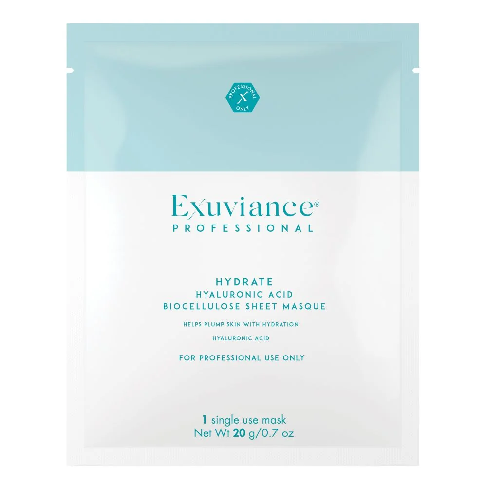 EXUVIANCE HYDRATE HYALURONIC ACID BIOCELLULOSE SHEET MASQUE 20 G