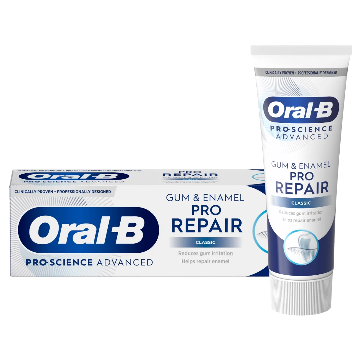 ORAL-B Pro-Science Advanced Gums Enamel Pro-Repair zubná pasta75 ml 1×75 ml, zubná pasta