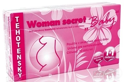 Woman secret BABY- tehotenský test