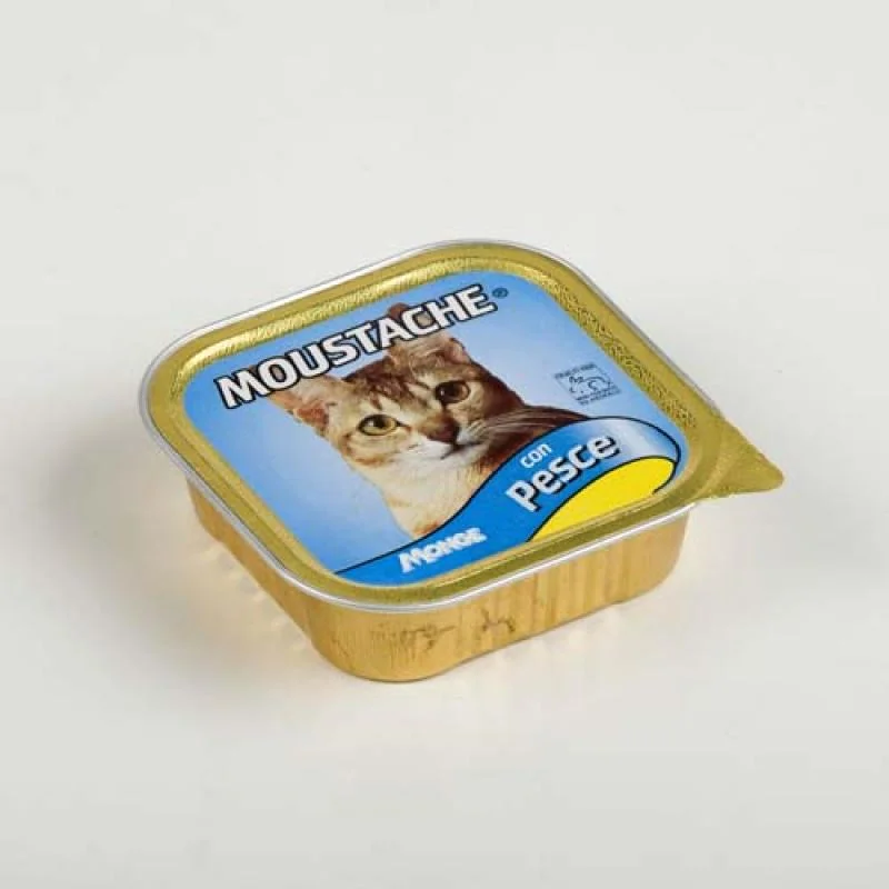 MOUSTACHE Cat Pate ryba 100g pre dospelé mačky