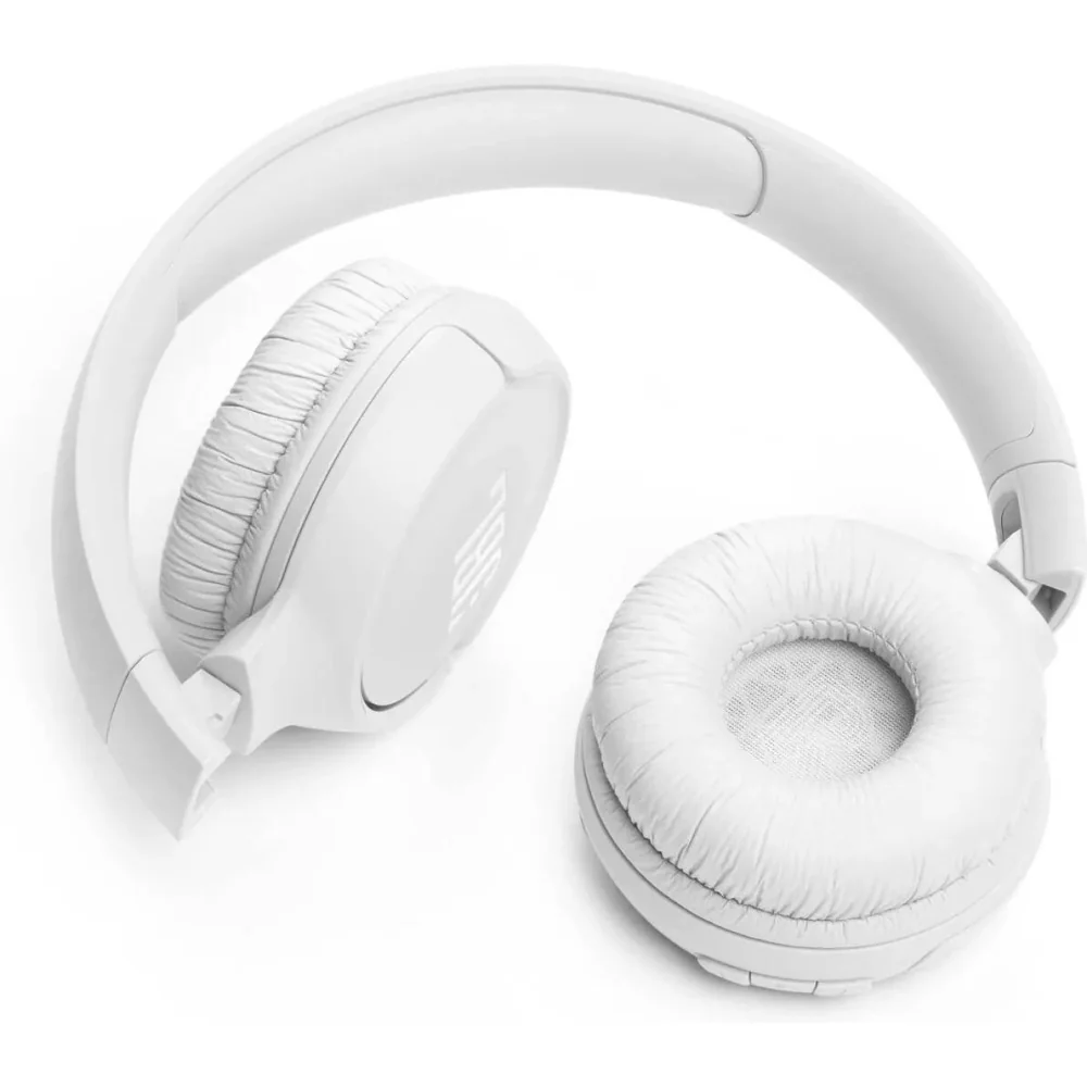 Slúchadlá BLUETOOTH na uši JBL TUNE 520BT WHITE 