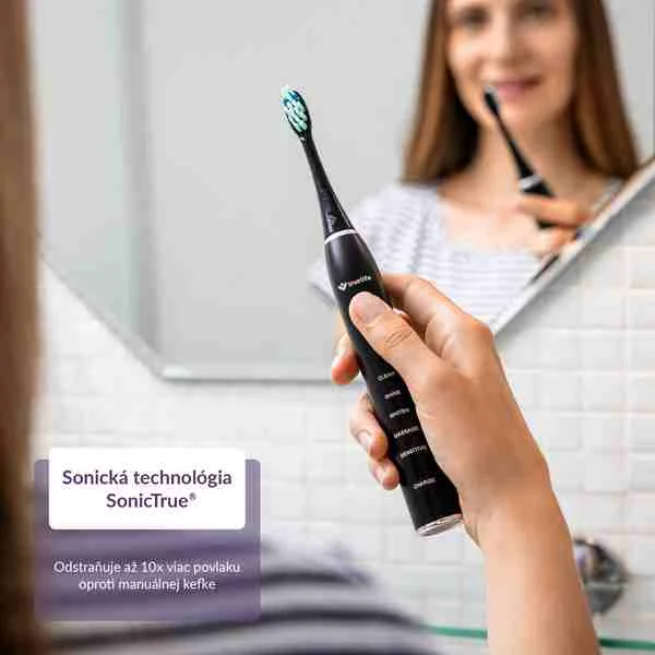 TrueLife SonicBrush Clean30 Black 1x1 ks, sonická kefka