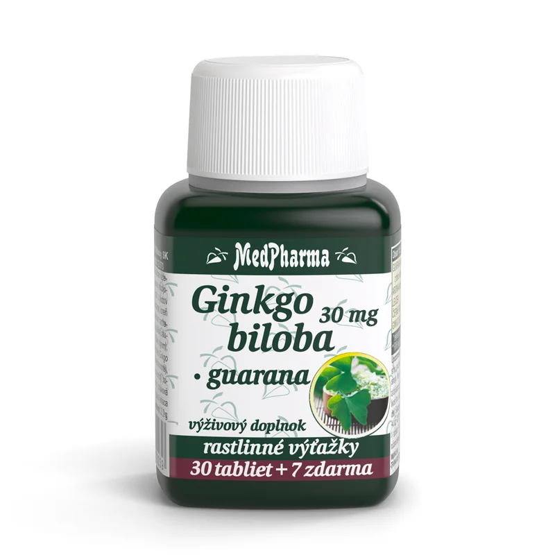 MedPharma GINKGO BILOBA + GUARANA