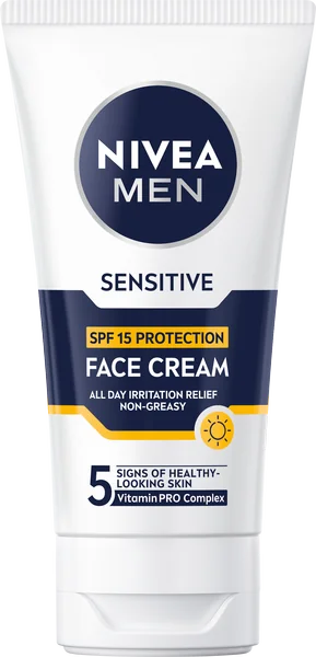 Nivea Men Ochranný krém OF15 Sensitive 1×75 ml, krém