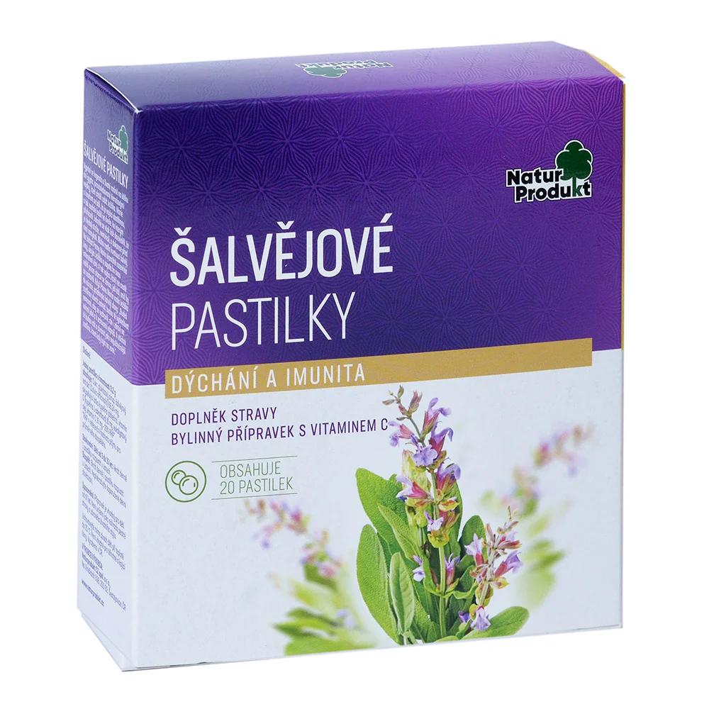 NaturProdukt ŠALVIOVE PASTILKY