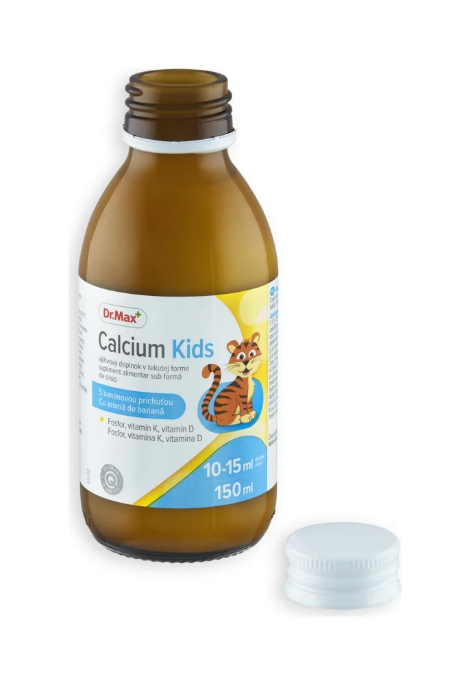 Dr. Max Calcium Kids 1×150 ml, výživový doplnok pre deti